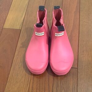 Hunter Kids Bright Pink Rain Boots